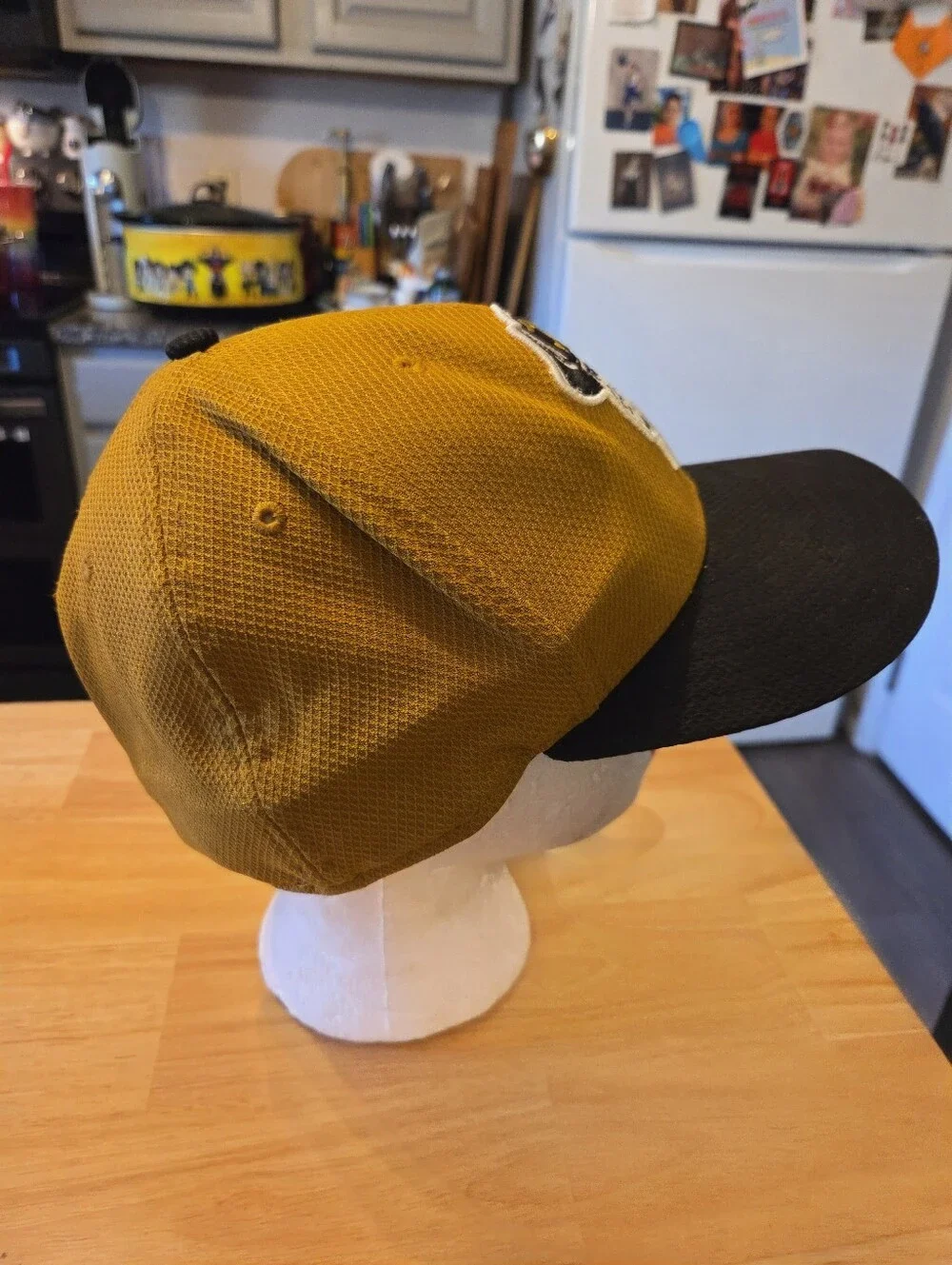 NEW ERA 59 FIFTY PITTSBURGH PIRATES GOLDC & BLACK ADULT BASEBALL CAP SIZE 7-3/8